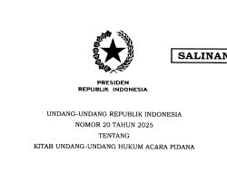 Pemerintah Resmikan KUHP Nasional dan KUHAP Baru, Reformasi Hukum Pidana Dimulai