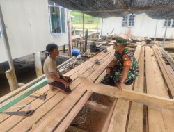 Babinsa Tarempa Dorong Kualitas Kapal Pompong, Pengrajin Diminta Inovasi untuk Wisata Laut Anambas