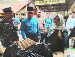 Polres Anambas Gelar Pasar Murah Bantu Warga Jelang Idulfitri, Bupati Beri Apresiasi