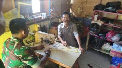 Babinsa Tarempa Dorong UMKM Penjahit Manfaatkan Media Sosial untuk Tingkatkan Usaha