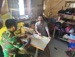 Babinsa Tarempa Dorong UMKM Penjahit Manfaatkan Media Sosial untuk Tingkatkan Usaha