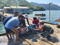 Kopda Indra Lesmana Ingatkan Nelayan Anambas Soal Generator dan Alat Tangkap Ilegal