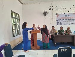 Babinsa Tarempa Kawal Pencabutan Nomor Urut BPD, Pesan Damai Ditekankan