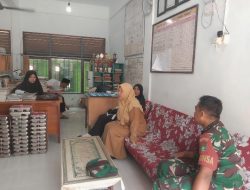 Babinsa Tarempa Datangi Sekolah di Anambas, Sosialisasikan Rekrutmen TNI AD Gratis Tanpa Calo
