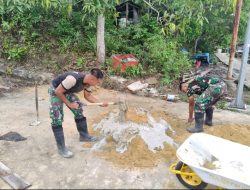TMMD ke-128 di Anambas: TNI dan Warga Kompak Bangun MCK, Dorong Hidup Sehat
