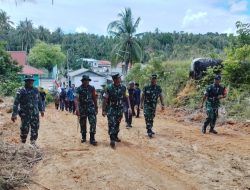 TMMD ke-128 Anambas Dipantau Tim Wasev Mabesad, Pembukaan Jalan Hingga RTLH Dicek Langsung