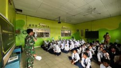 Satgas TMMD Kodim 0318/Natuna Tanamkan Semangat Bela Negara kepada Pelajar di Anambas