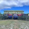Yon Komposit 1 Gardapati dan Damkar Natuna Kompak Latihan Penanggulangan Bencana, Simulasi Kebakaran Digelar