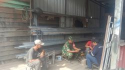 Babinsa Tarempa Sambangi Bengkel Las di Anambas, Dorong UMKM Terus Berkembang