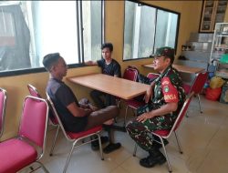 Babinsa Tarempa Ingatkan Nahkoda Speed Boat Utamakan Keselamatan Penumpang di Perairan Anambas
