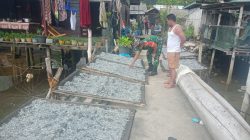 Babinsa Temui Pengrajin Ikan Teri di Anambas, Bahas Kendala Bahan Baku hingga Pemasaran