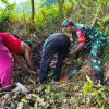 Pipa Air Bersih Bocor, Babinsa dan Warga Gotong Royong Pulihkan Pasokan Air di Anambas