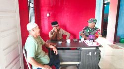 Babinsa Koramil 02/Tarempa Ajak Perangkat Desa Air Bini Perkuat Keamanan dan Kerukunan Warga