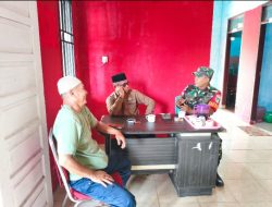 Babinsa Koramil 02/Tarempa Ajak Perangkat Desa Air Bini Perkuat Keamanan dan Kerukunan Warga