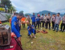 Latkatpuan Polres Anambas Libatkan Basarnas, BPBD dan Damkar, Tingkatkan Kesiapsiagaan Personel Hadapi Bencana