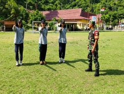 Jelang HUT ke-81 RI, Paskibra Siantan Selatan Tetap Semangat Berlatih di Tengah Terik Matahari