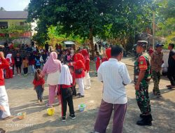 Semarak HUT RI di Anambas, Babinsa dan Warga Tarempa Barat Daya Ikut Lomba Bersama