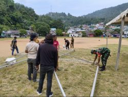 Jelang HUT ke-81 RI, Babinsa Koramil 02/Tarempa Perkuat Koordinasi dengan Kelurahan Tarempa