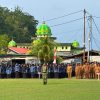 Babinsa Koramil 02/Tarempa Jadi Komandan Upacara HUT ke-81 RI di Siantan Selatan