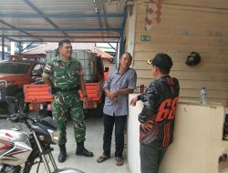 Babinsa dan BPBD Anambas Perkuat Koordinasi Hadapi Dampak Musim Kemarau