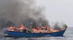 Kapal Barang Terbakar di Perairan Anambas, Empat Kru Diselamatkan Kapal yang Melintas